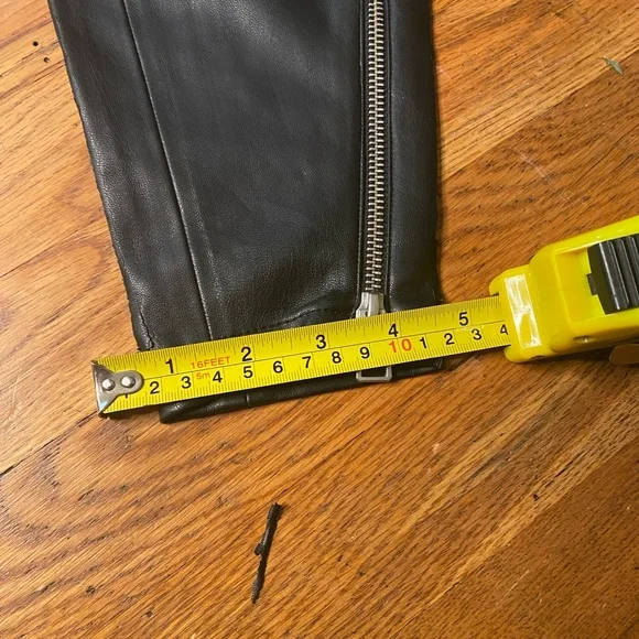 All Saints Kriva women’s faux leather leggings- size 2 - Picture 8 of 10